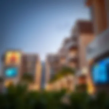 Architectural rendering of proposed residential units in Dubai South