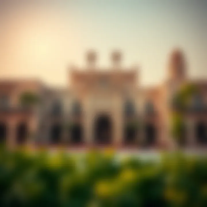 Historical landmarks in Deira Muteena reflecting the area's heritage