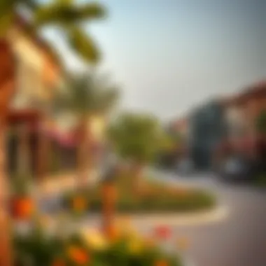 Vibrant Neighborhoods in Dubai's Property Market Vibrant neighborhood in Dubai with community amenities
