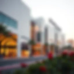 Exterior view of Grand Mall Al Quoz showcasing modern architecture