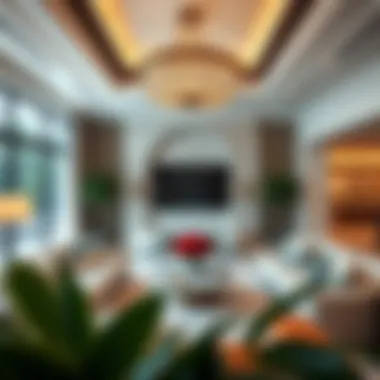 Luxurious Interiors of Belmont Residence Luxurious interior design elements of the Belmont Residence