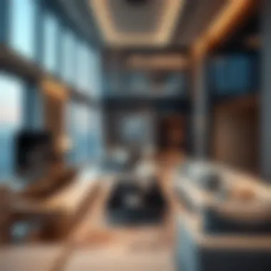 Modern Luxury Living in Dubai Luxury apartment interior showcasing modern design
