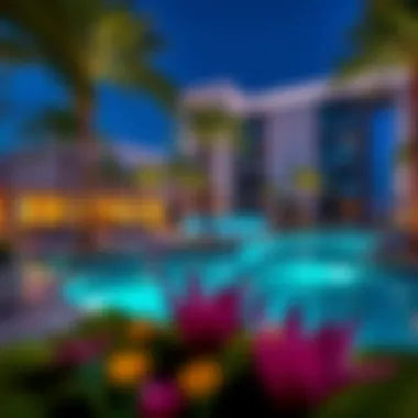 The vibrant surroundings of the Wyndham Palm, featuring nearby amenities and lifestyle options.