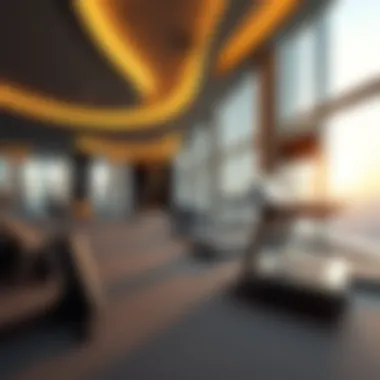 State-of-the-Art Fitness Center in Goldcrest Executive Tower View of the fitness center and amenities in Goldcrest Executive Tower
