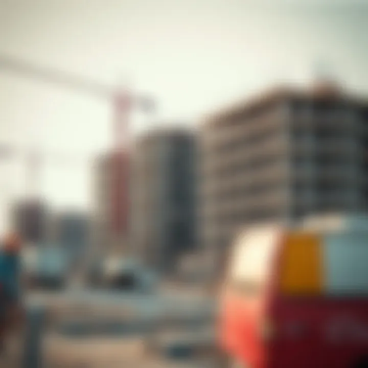 Construction site representing ongoing developments in Muweilah