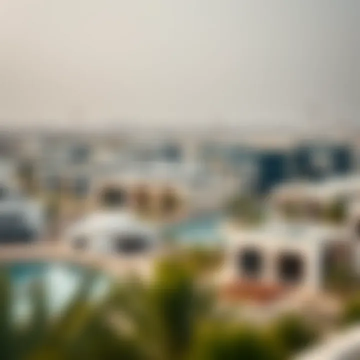 Panoramic view of Muweilah showcasing modern architecture