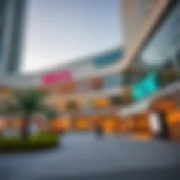 Exterior view showcasing the modern architecture of Nesto Circle Mall