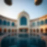 Stunning architectural design of a Belvedere in Dubai