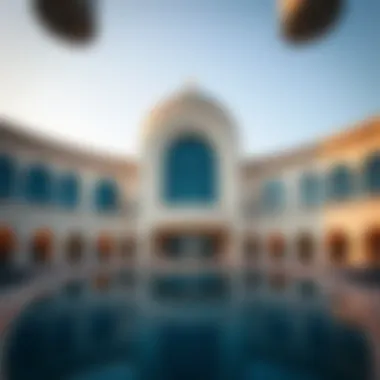 Stunning architectural design of a Belvedere in Dubai
