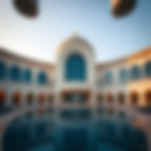 Stunning architectural design of a Belvedere in Dubai