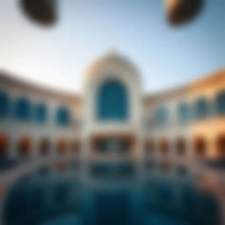 Stunning architectural design of a Belvedere in Dubai