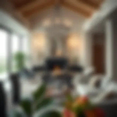 Elegant Interiors of Modern UAE Farmhouses Interior design of a modern farmhouse showcasing elegance