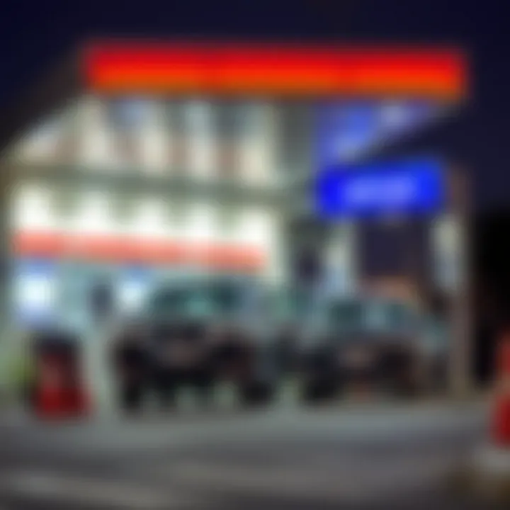 Vehicle inspection station