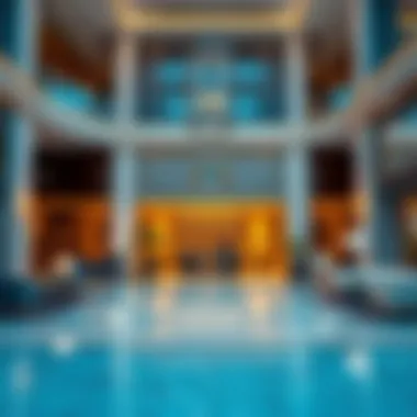 Elegant Lobby of Staybridge Al Maktoum Elegant lobby area showcasing refined decor and inviting ambiance